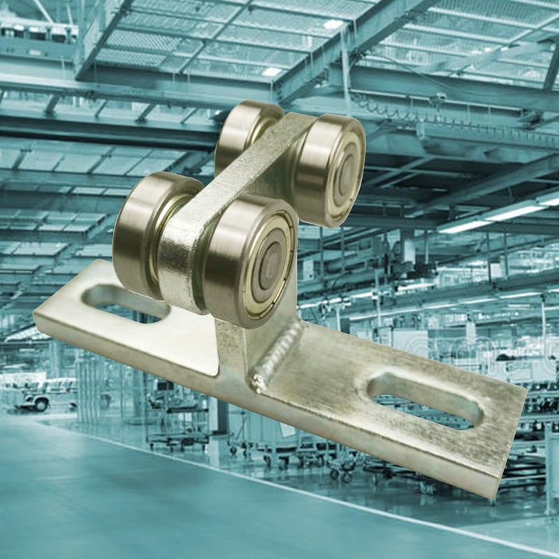 SIWOOD Electric Hoist Installation Roller Trolley 4 Wheel Trolley Assembly Silent for use with 1-5/8"" Wide and All 1-5/8"" or Taller Strut Channel (Silver 2) - Image 5